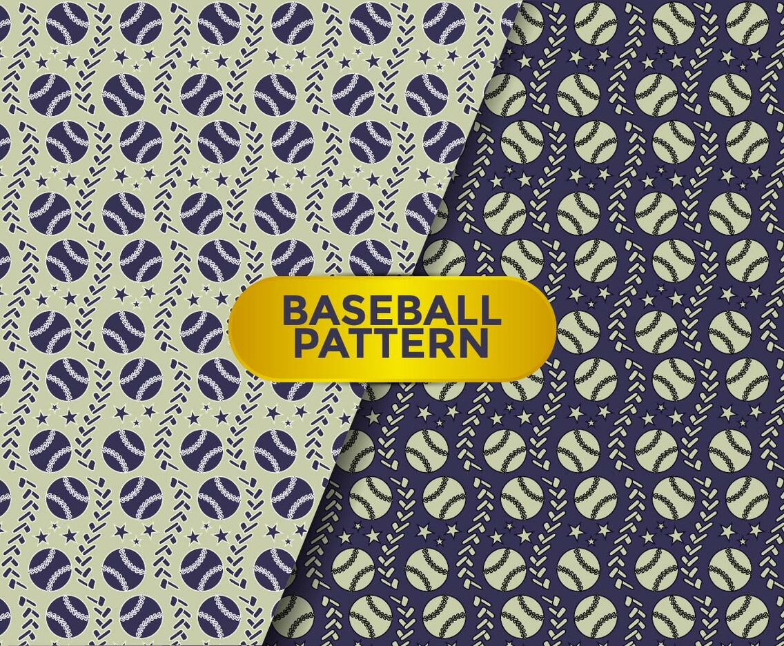 Baseball Pattern Vector