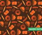 Bagel Bakery Pattern Vector