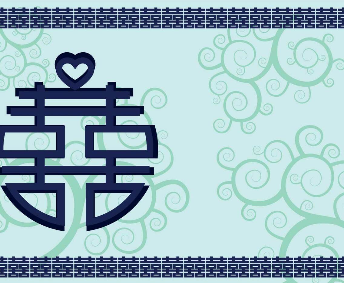 Double Happiness Illustration