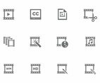 Vector Video Editing Icon