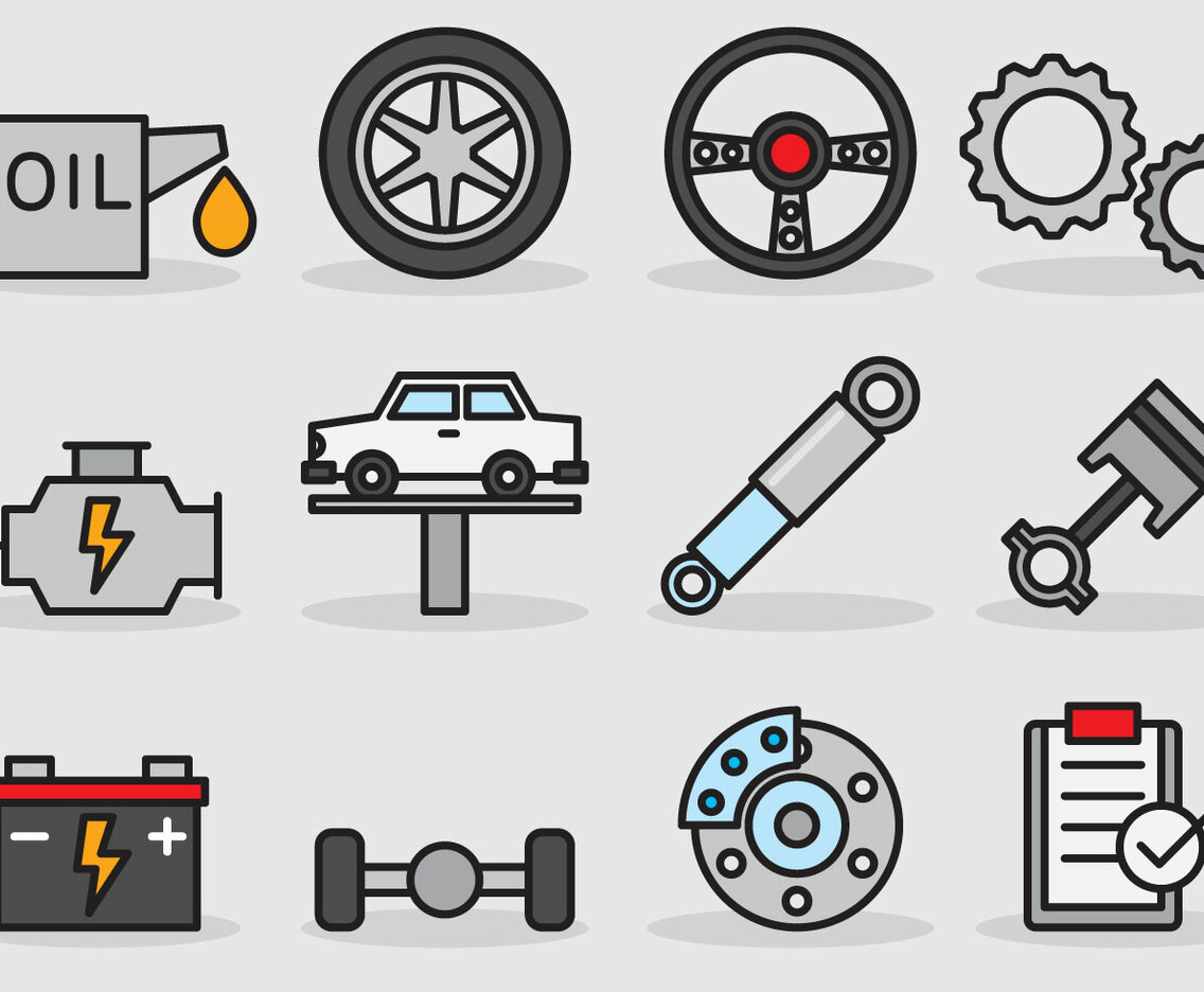 Cute Car Service Icon