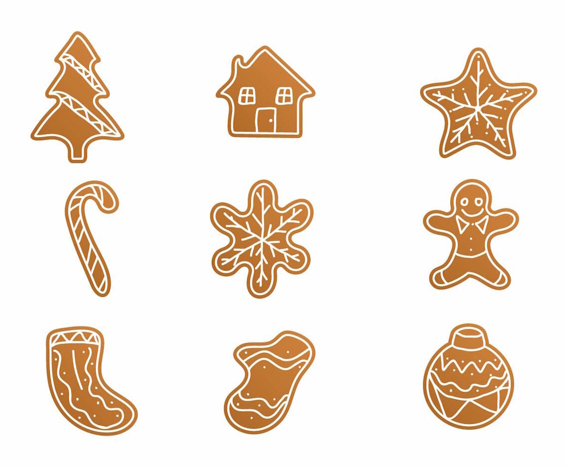 Free Lebkuchen Vector Set