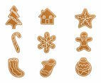 Free Lebkuchen Vector Set