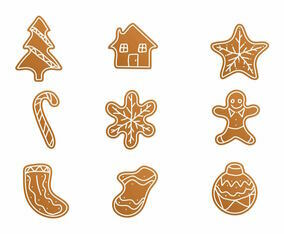 Free Lebkuchen Vector Set