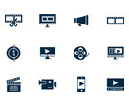 Simple Video Editing Icon