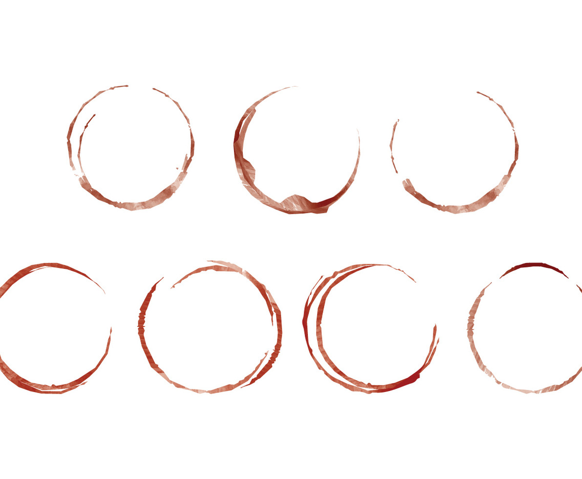 Watercolor Wine Stain