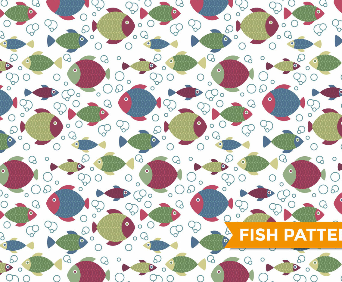 Fish Pattern Vector