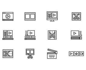 Video Editor Icons