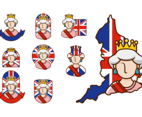 Queen Elizabeth Vector