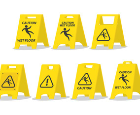 Wet Floor Caution Board