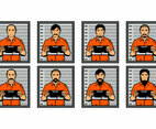 Free Mugshot Vector Illustration