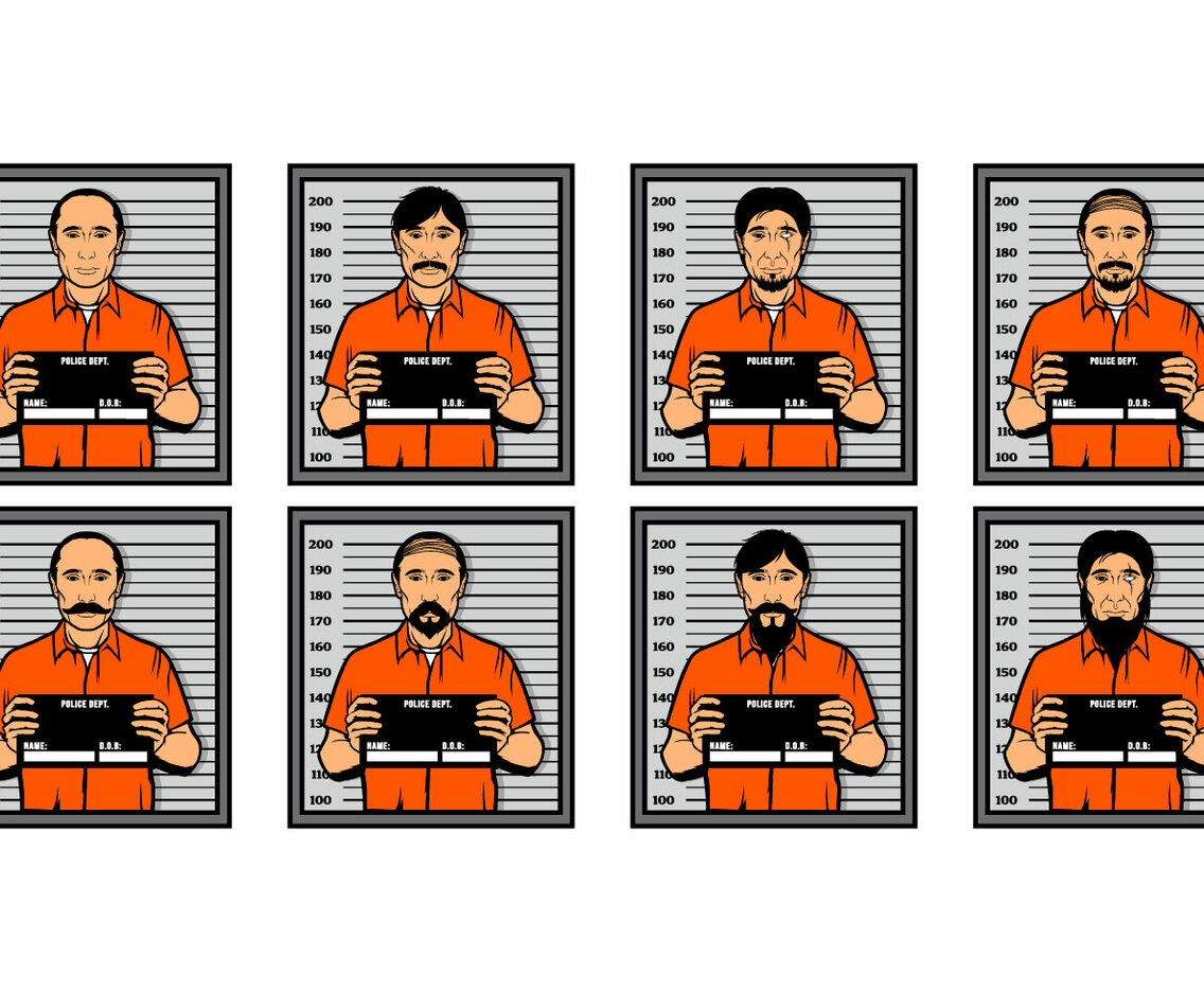 Free Mugshot Vector Illustration