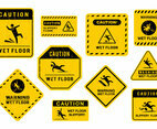Free Wet Floor Sign Vector