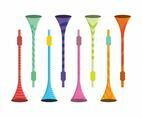 Free Vuvuzela Vector Set