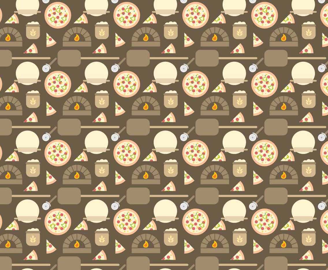 Free Pizza Oven Pattern Vector