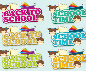 Back To School Shadow Titles
