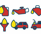 Oil Change Vector