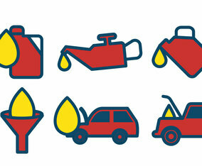 Oil Change Vector