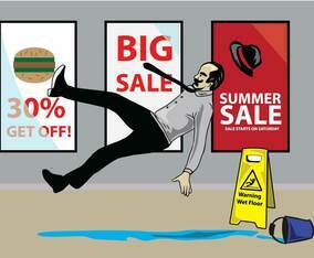 Free Wet Floor Illustration