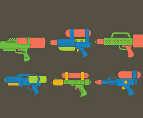 Water Gun Vector