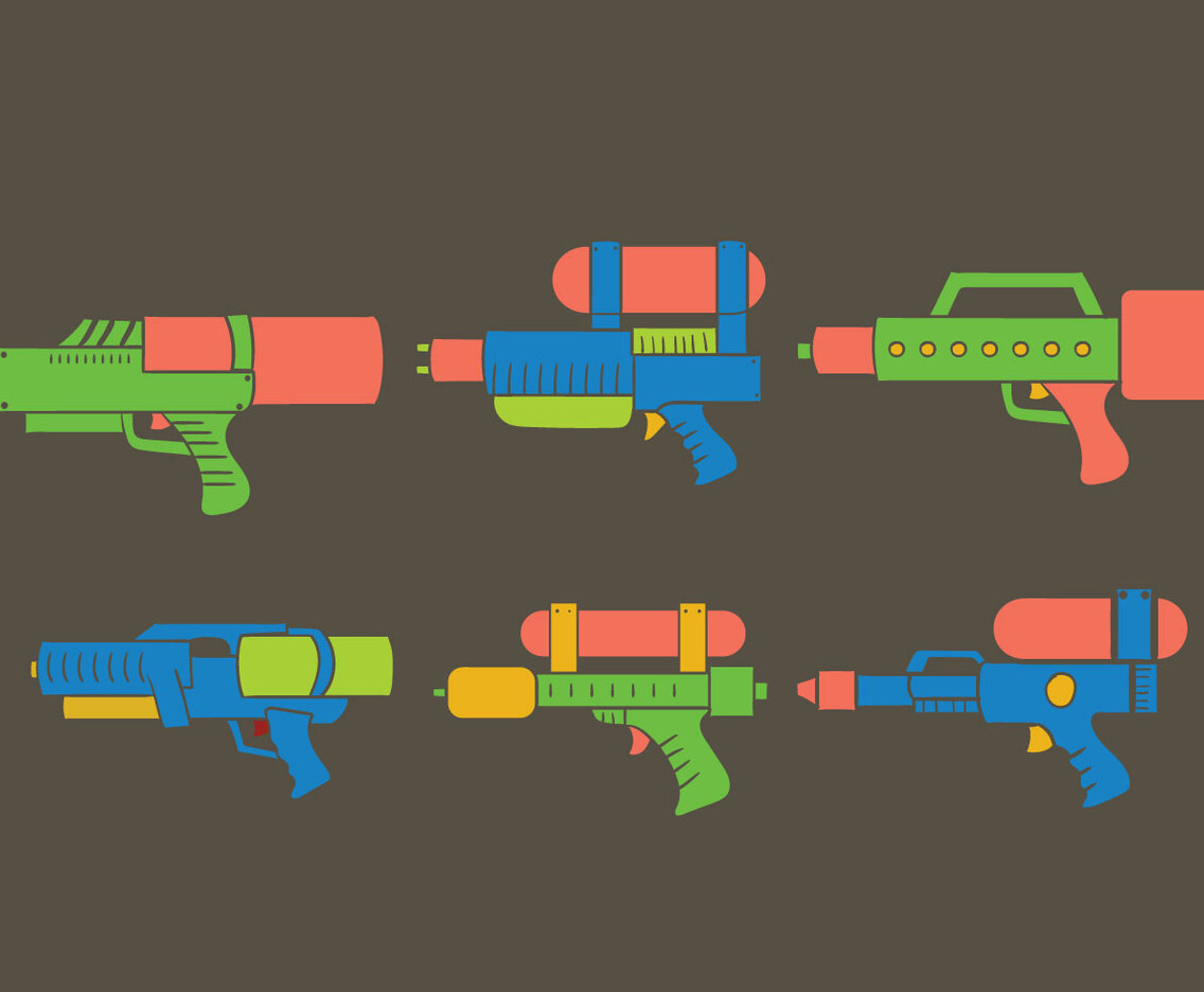 Water Gun Vector