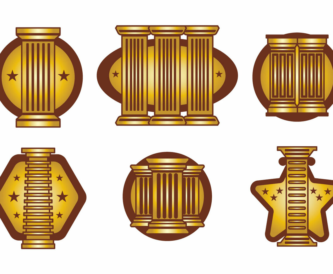 Roman Pillar Vector