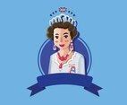 Queen Elizabeth illustration
