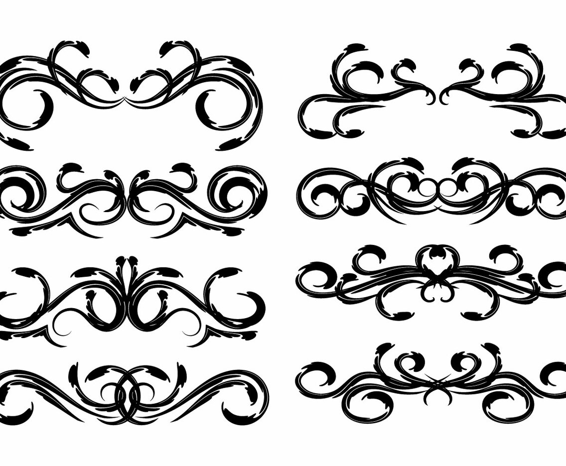 Free Vintage Floral Decoration Vector