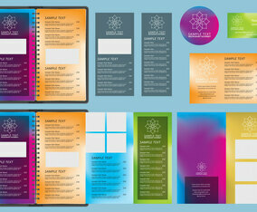 Gradients Menu Templates