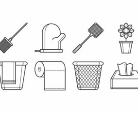 Free Household Tools Icon Vector