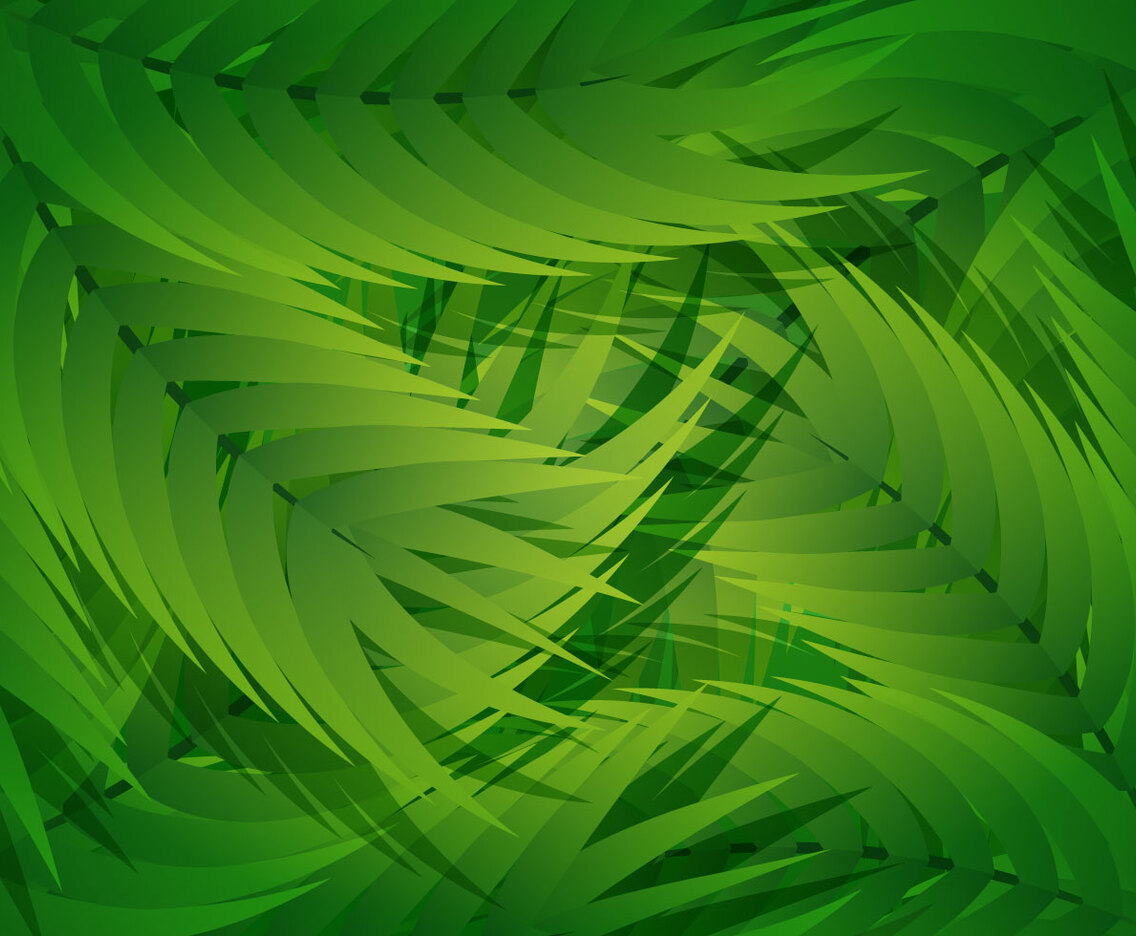 Palm Leaf Liana Background
