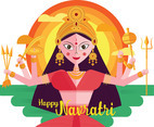 Navratri Vector