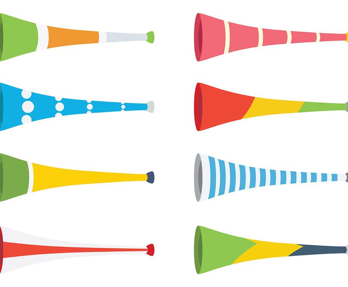 Free Vuvuzela Icons Vector