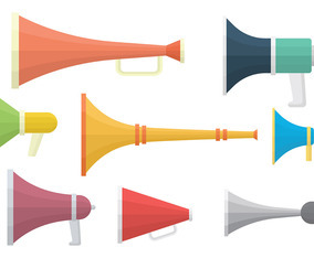 Free Vuvuzela Icons Vector