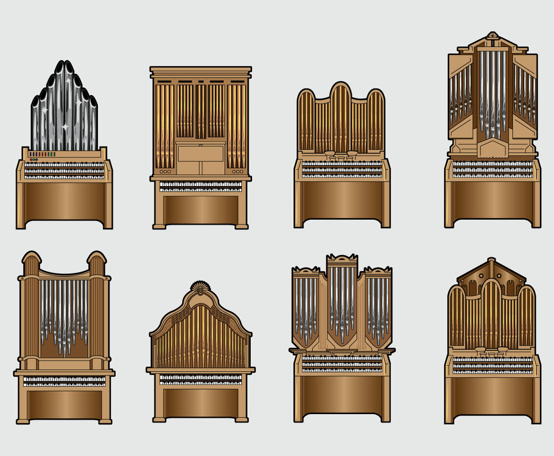 Free Pipe Organ Vector