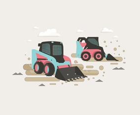 Skid Steer Vector