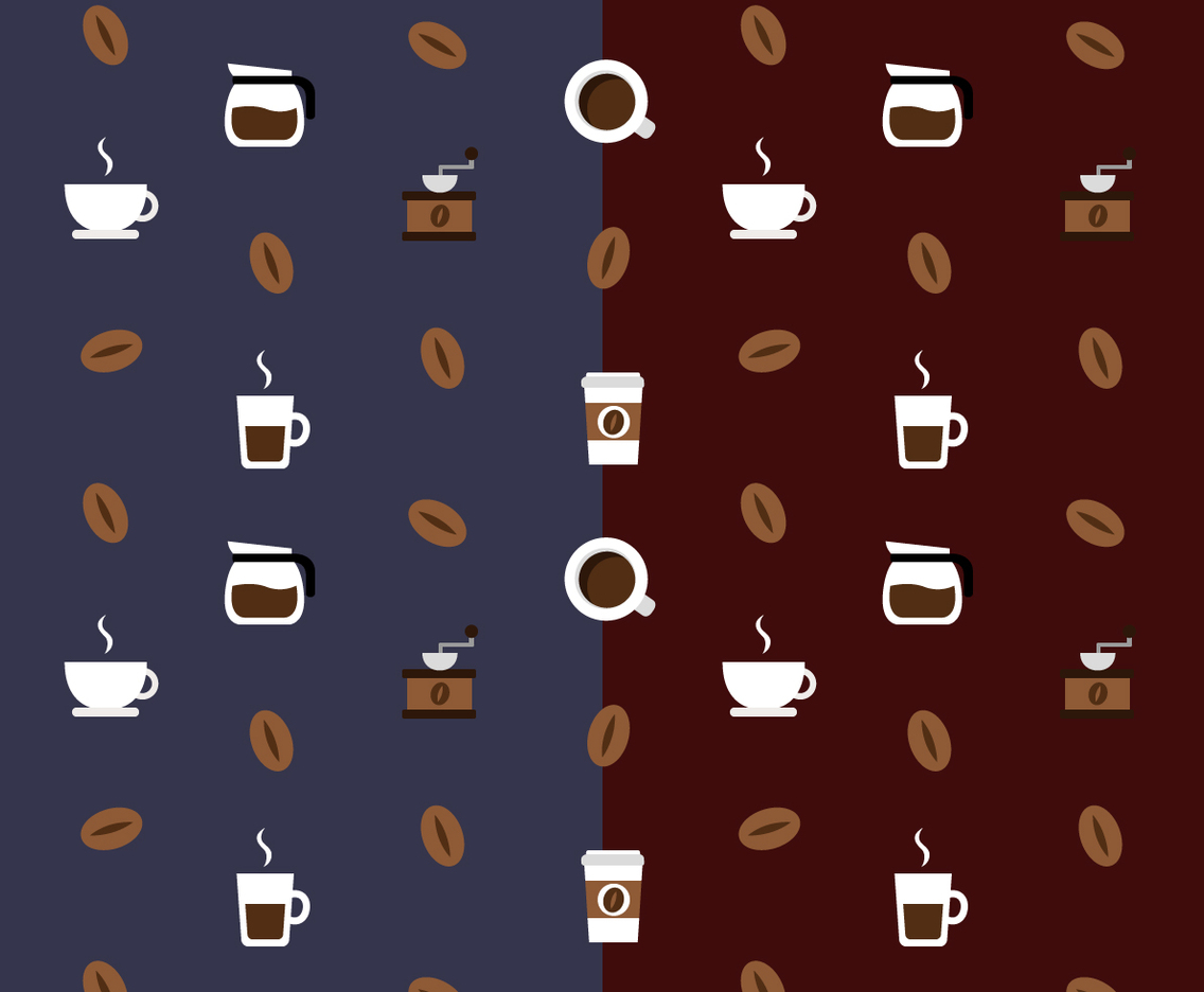 Free Coffee Pattern Vector