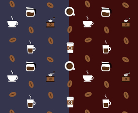 Free Coffee Pattern Vector