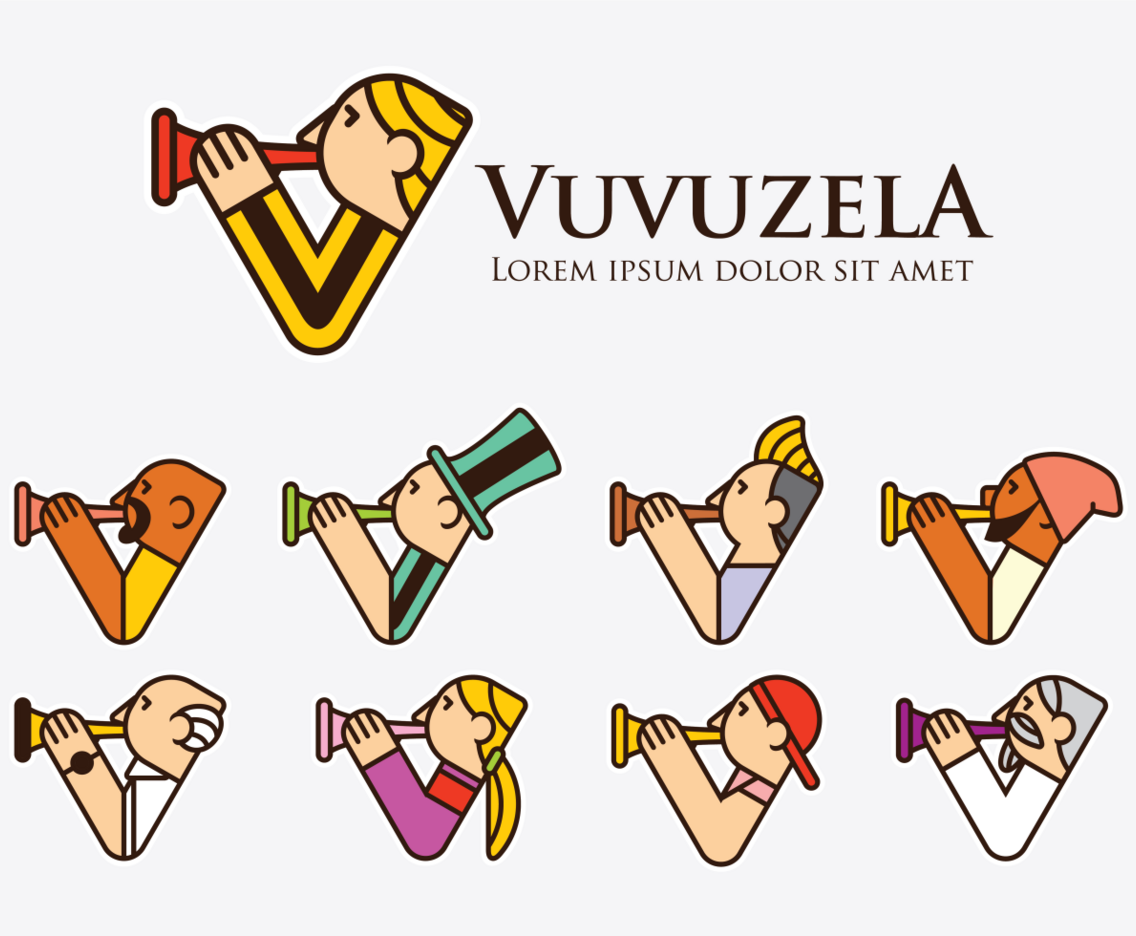 Vuvuzela Logo Icons