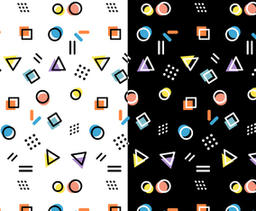 Free Memphis Pattern Vector