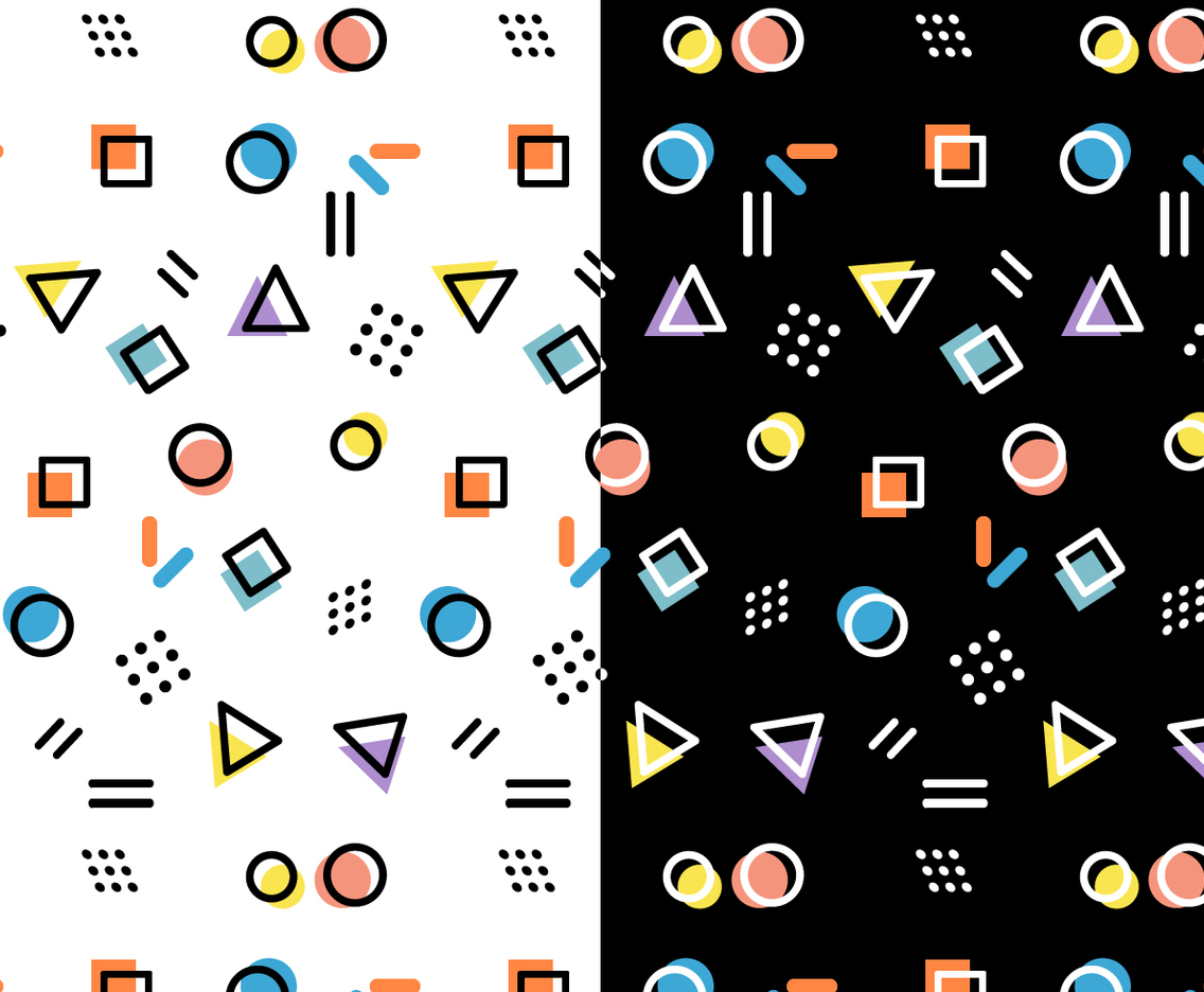 Free Memphis Pattern Vector