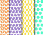 Free Painted Geometric Pattern Vector