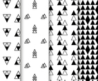 Free Black and White Geometric Pattern Vector