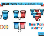 Beer Pong Free Vector Pack