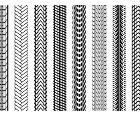 Grugne Tire Marks Vector