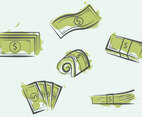 100 Dollars Illustration Vector