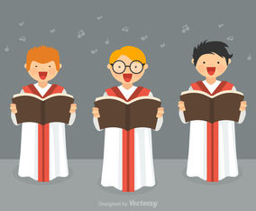 Free Boys Choir Vector