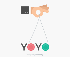 Free Vector Yoyo Hand Design