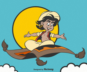 Free Magic Carpet Ride Vector Illustration