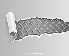 Ripped Metal Vector Background